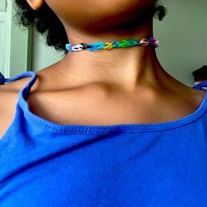 A loom chocker it’s very fashionable and it’s trend I got